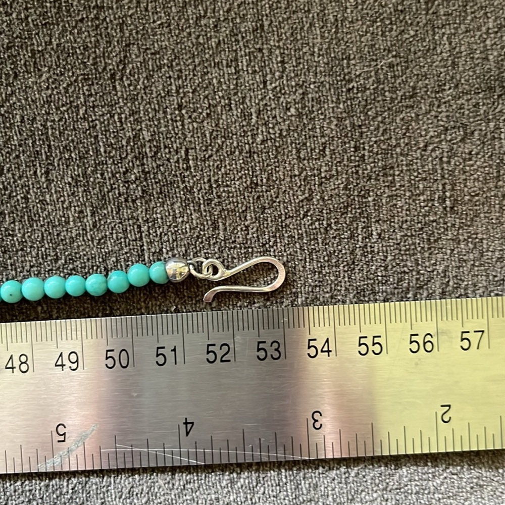 Jay King Sterling Silver Lapis and Turquoise Bead Necklace and Pendant - Picture 6 of 11